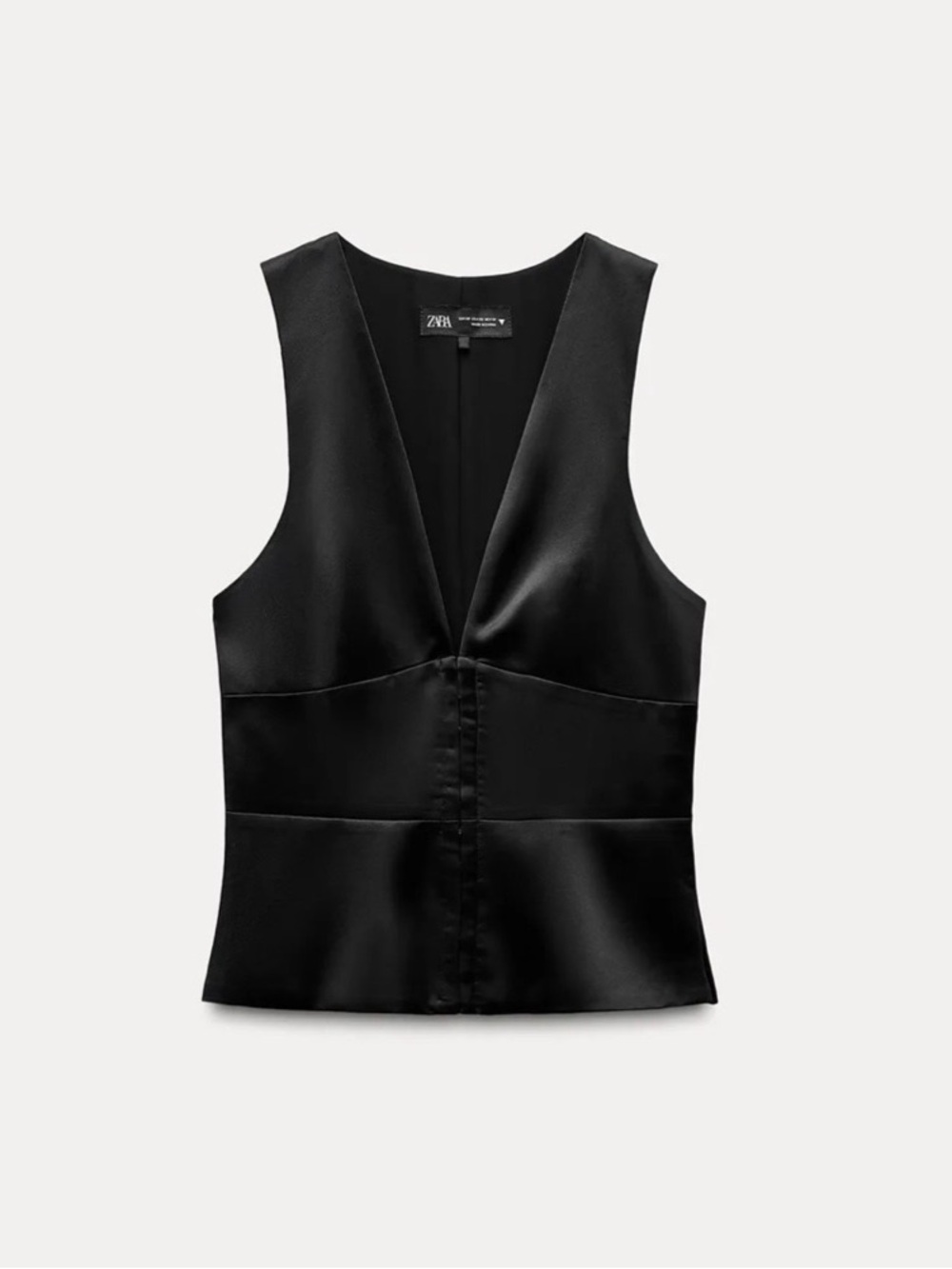 NWT! ZARA - satin corset sleeveless top